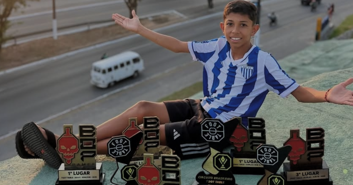 Convocado para mundial de Foot Table, João Bala busca apoio para realizar sonho internacional